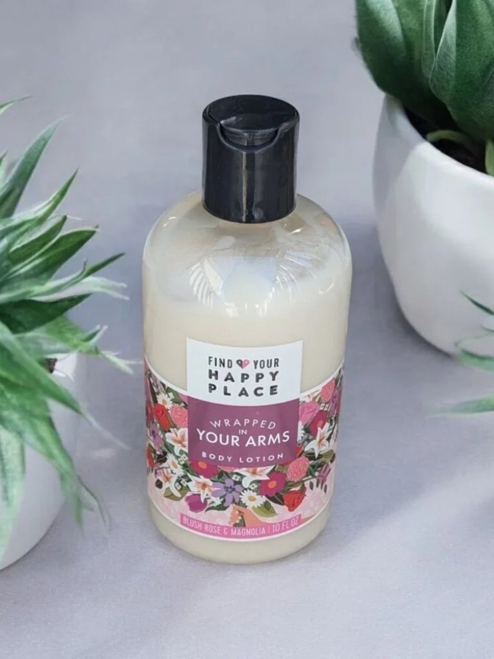 Find Your Happy Place Body Lotion Blush Rose and Magnolia 10 fl oz
